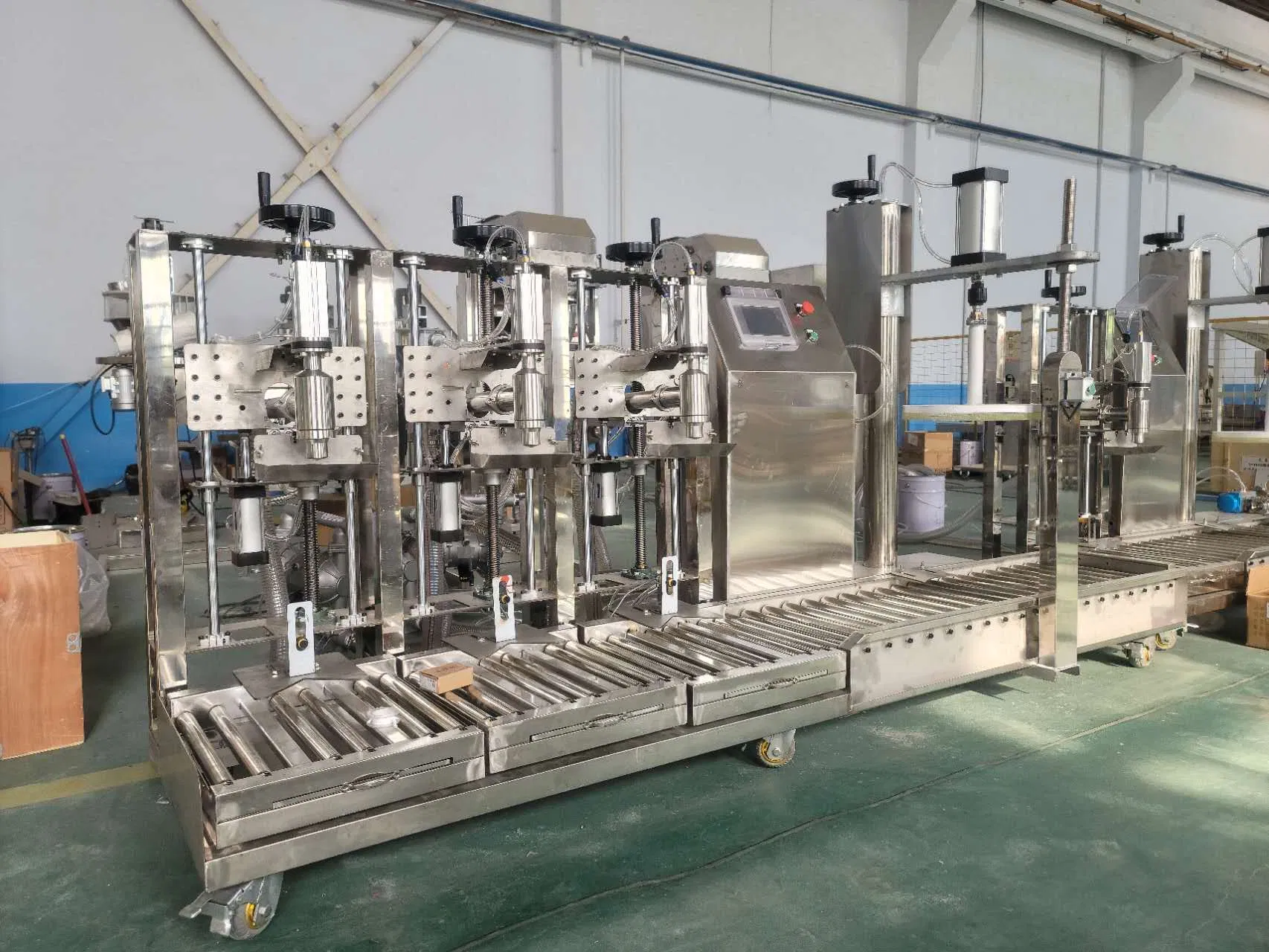 Paint Factory Real Stone Liquid Automatic Filling Machine Explosion-Proof Coating Paint Quantitative Weighing Canning Machine