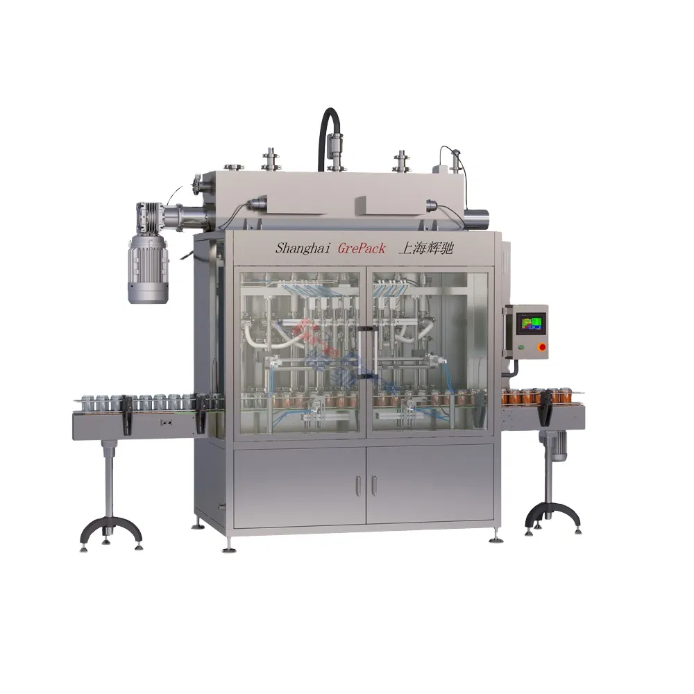 Best Selling Servo Piston Type Plastic Glass Bottle Liquid Filling Machine with High Accuracy Within +/-0.5%