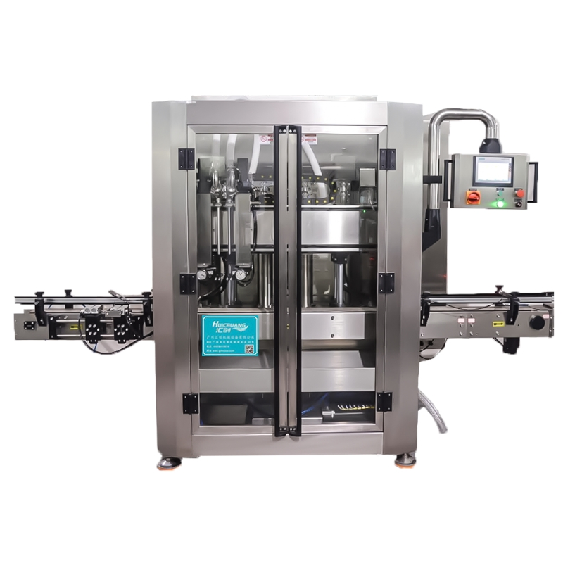Overflow Type Filling Machine Consistent Liquid Level Transparent Bottle Filling