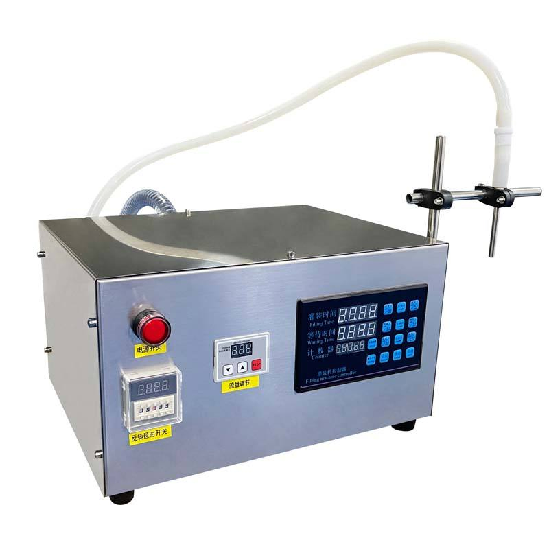 Santfine 10L Gear Pump Desktop Small Honey Jar Filling Machine for Bottles Single Head Thick Liquid Dispenser Equipment