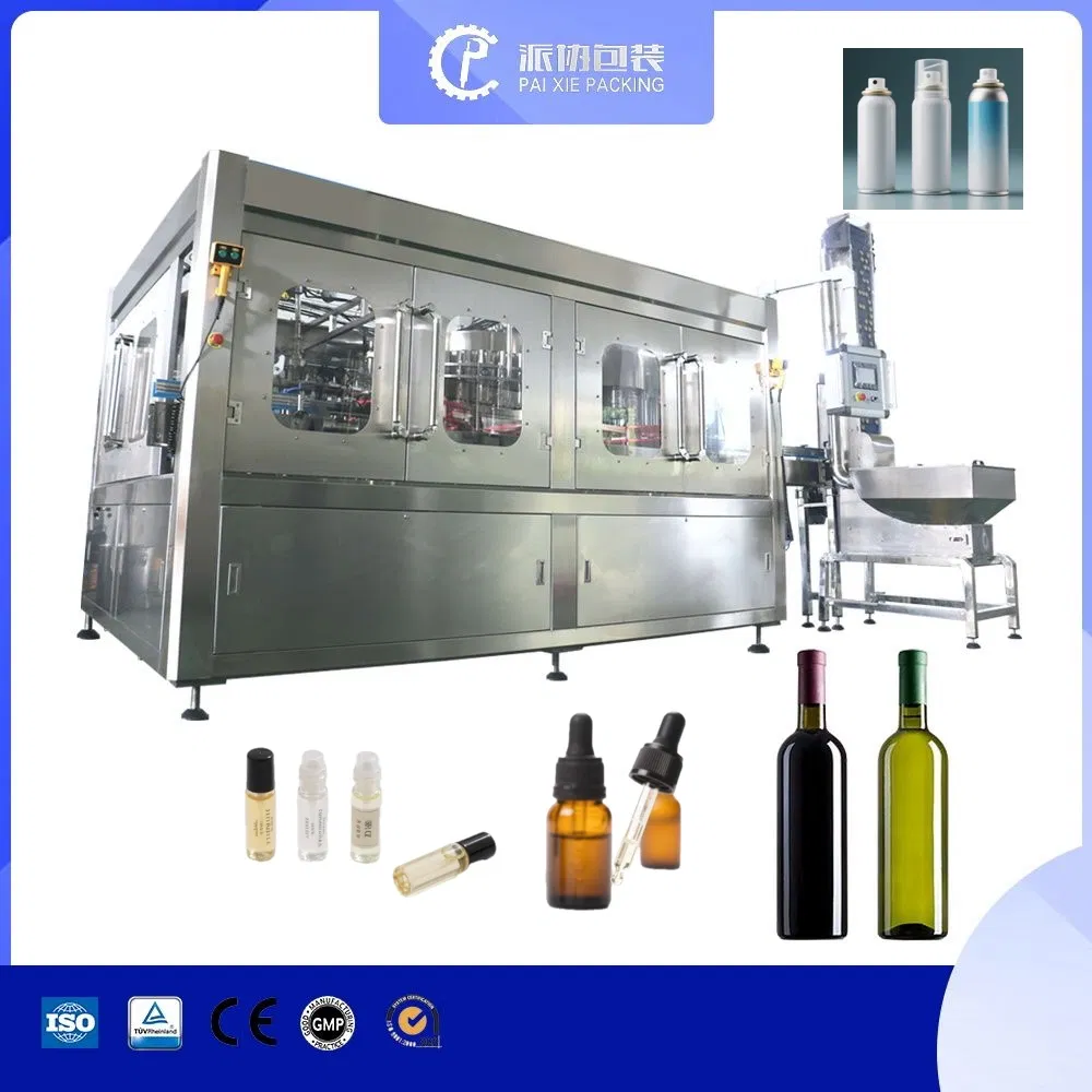 High-Speed Automatic Multi-Head Liquid Filling Machine for E-Liquid, Essential Oil, Perfume, Beverage, Honey, Olive Oil, Juice, Chemical, Cosmetic &amp; Chemistry