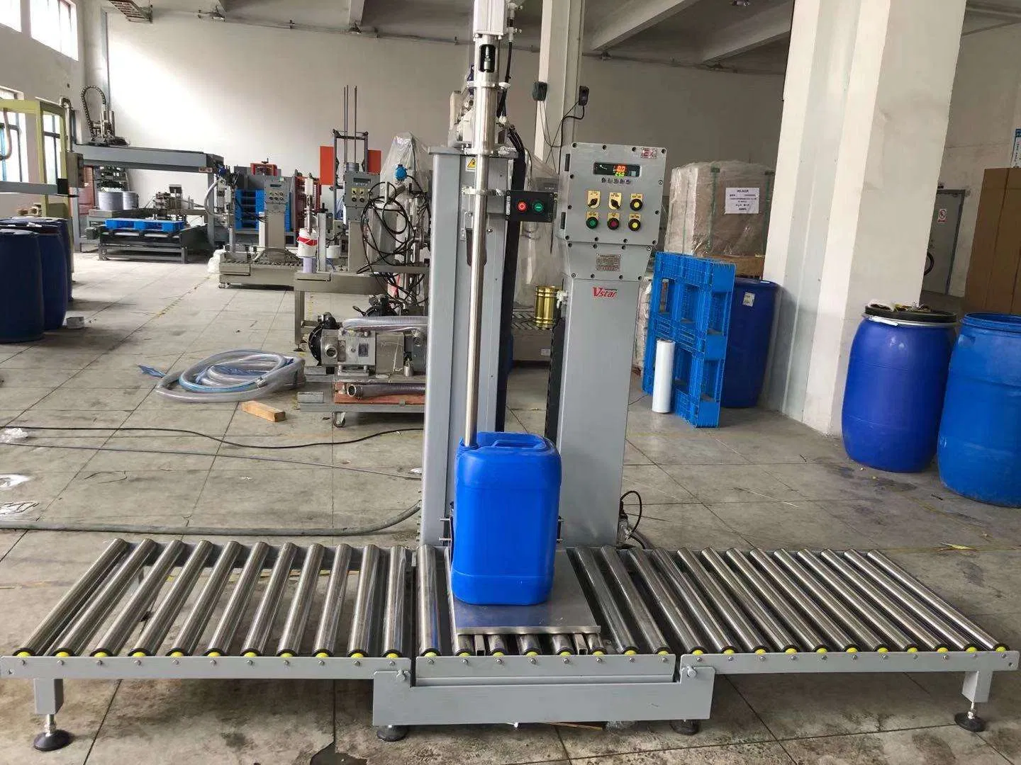 Vstsr Semi-Automatic V5-300be Explosion-Proof Filling Machine for Liquid