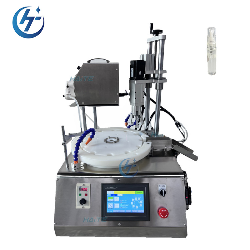 1 Head Glass Bottle Spirit Gravity Overflow Liquid Level Filling Capping Machine