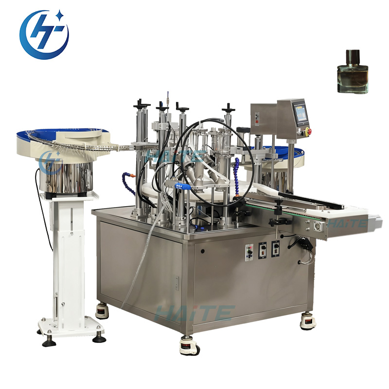 Automatic Gravity Filling Machine for Low-Viscosity Liquid