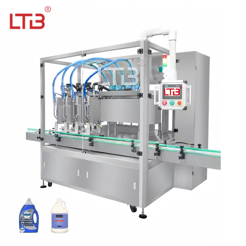 High Speed Liquid Soap Shampoo Detergent Cosmetics Cream Paste Viscosity Packing Line Filling Capping Labeling Automatic Filling Machine