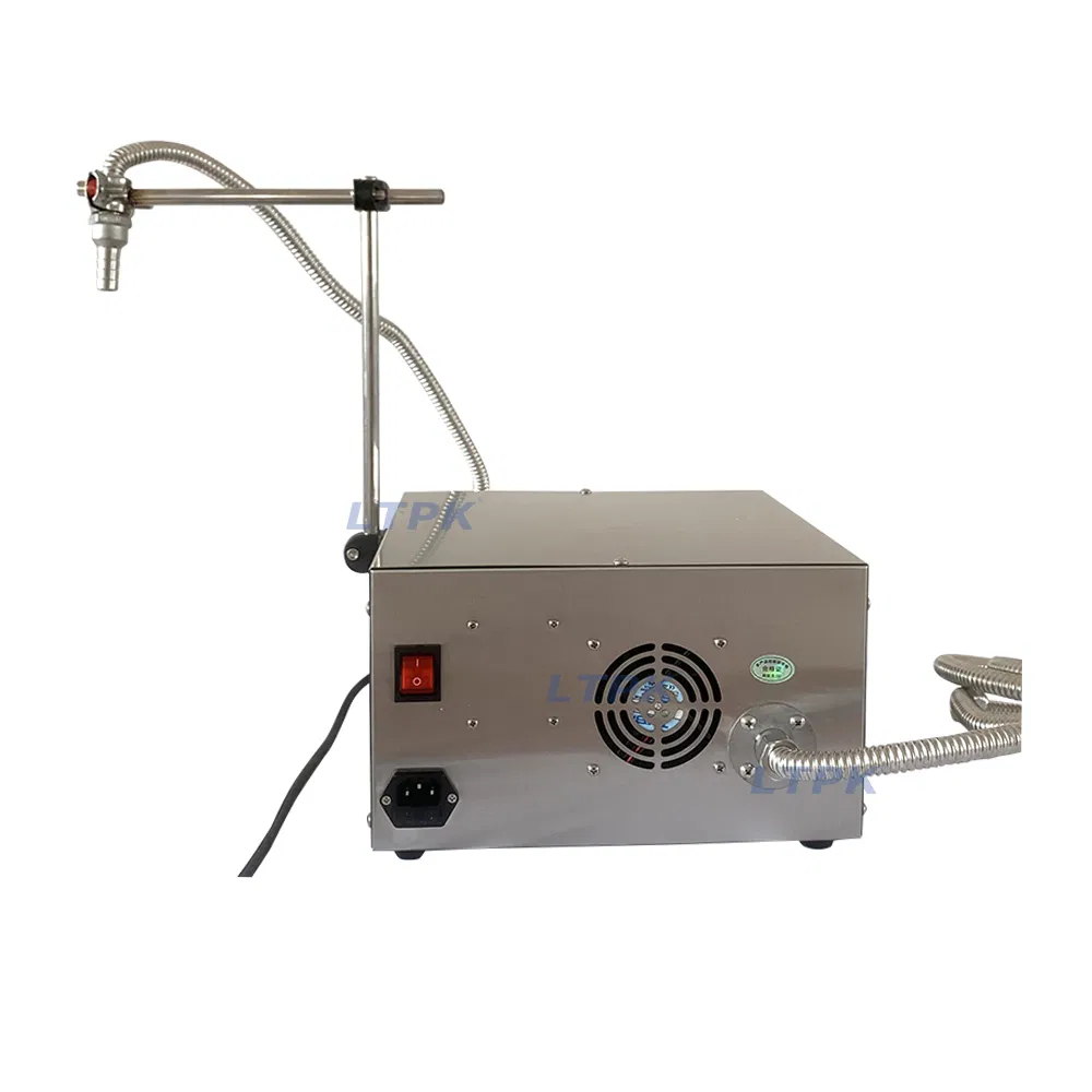 Semi-Automatic Gear Pump Peanut Oil Filler Grease Olive Lubricating Oil Liquid Bottle Filling Machine