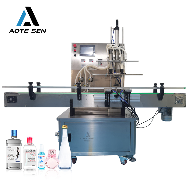 Automatic Perfume Essential Oil Milk Juice Mineral Water Glass Bottle Plastic Bottle Liquid Filling Machine