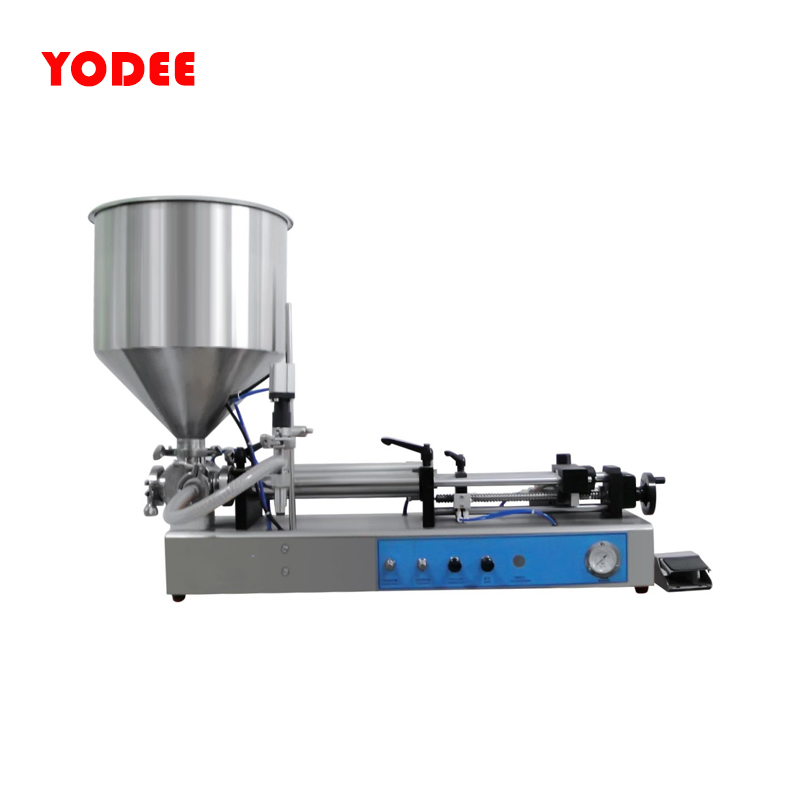 Semi Automatic Single Head Volumetric Thick Liquid Filler Shower Gel Filling Machine