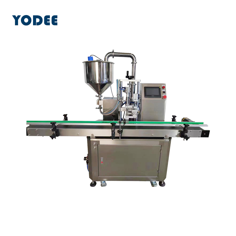 Sample Testing High Speed High Precision Fully Automatic Single Head Cream Paste Lotion Liquid Sauce Filling Machine