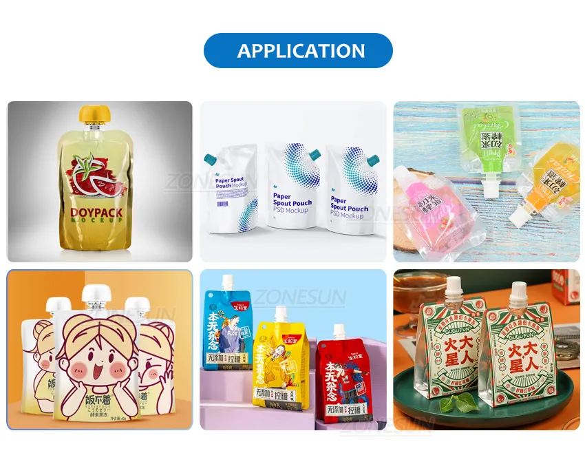 Spout Pouch Liquid Filling Machine Detail