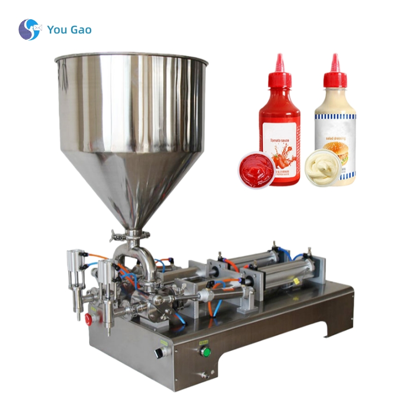 Food Grade Milk, Honey, and Other High Viscosity Liquid Paste Paste Filling Rotor Pump Filling Machine
