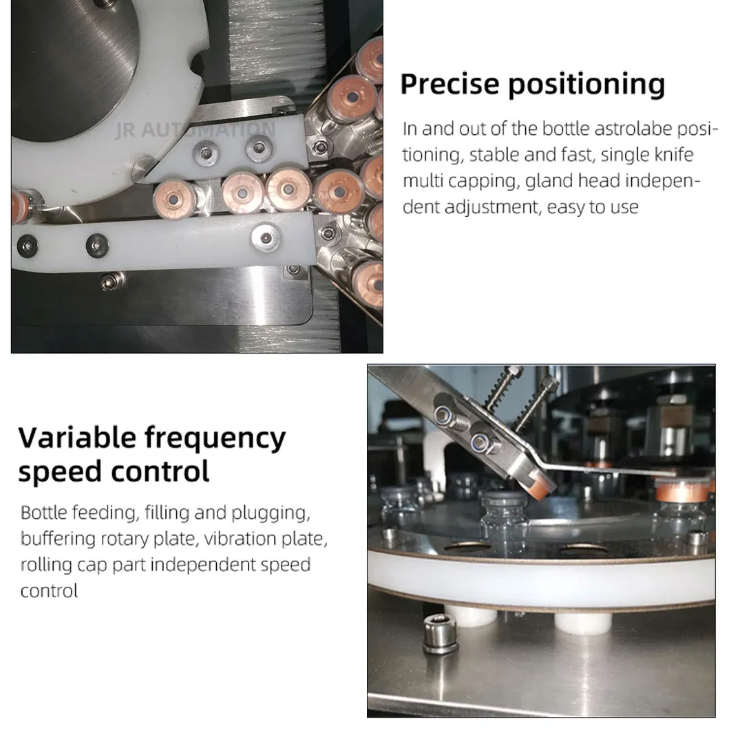 Fully Automatic Quantitative Multi-Head Liquid Vial Filling Machine