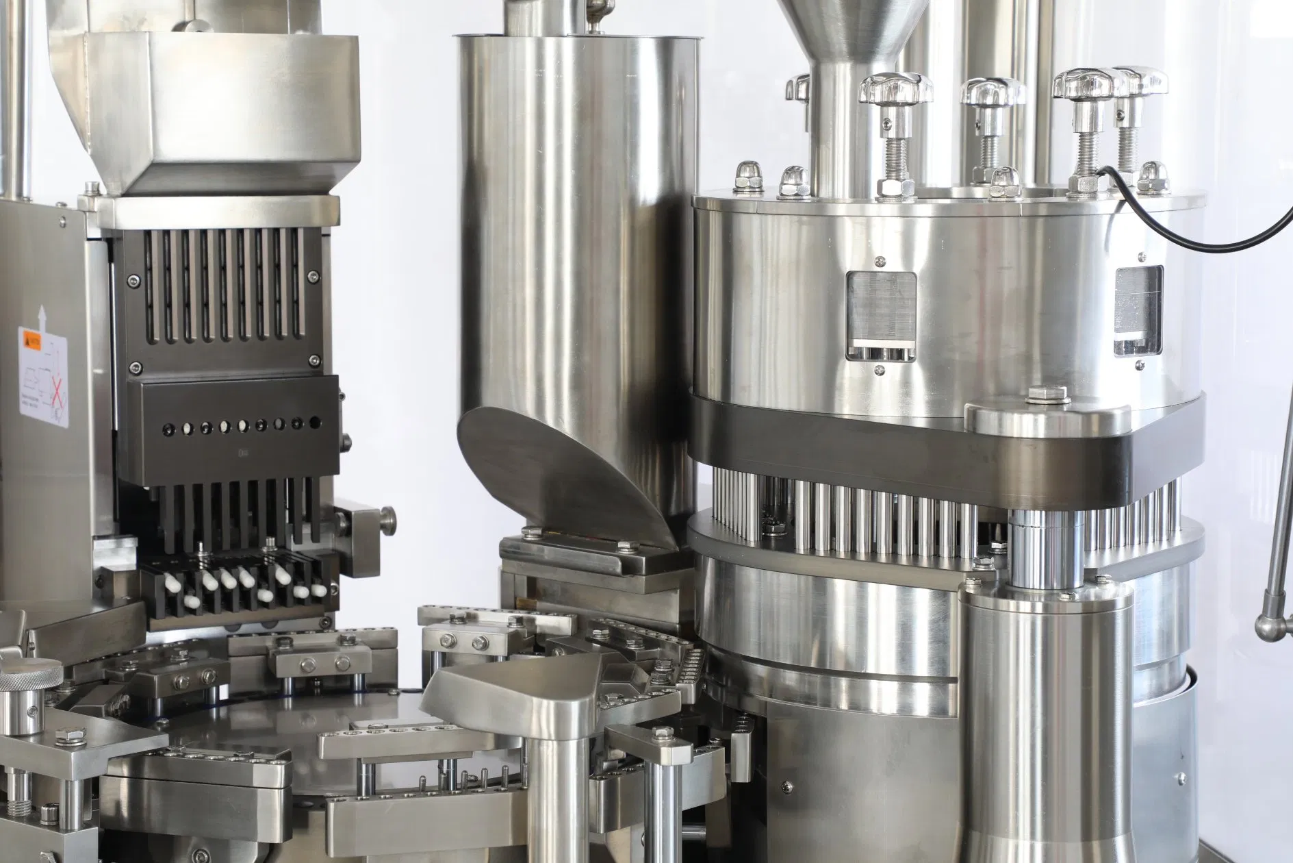 Njp600/800/1200 Pharmaceutical Full Automatic Pill Powder Liquid Granule Filler Equipment Pellet Hard Gelatin Tablet Auto Sealing Making Capsule Filling Machine