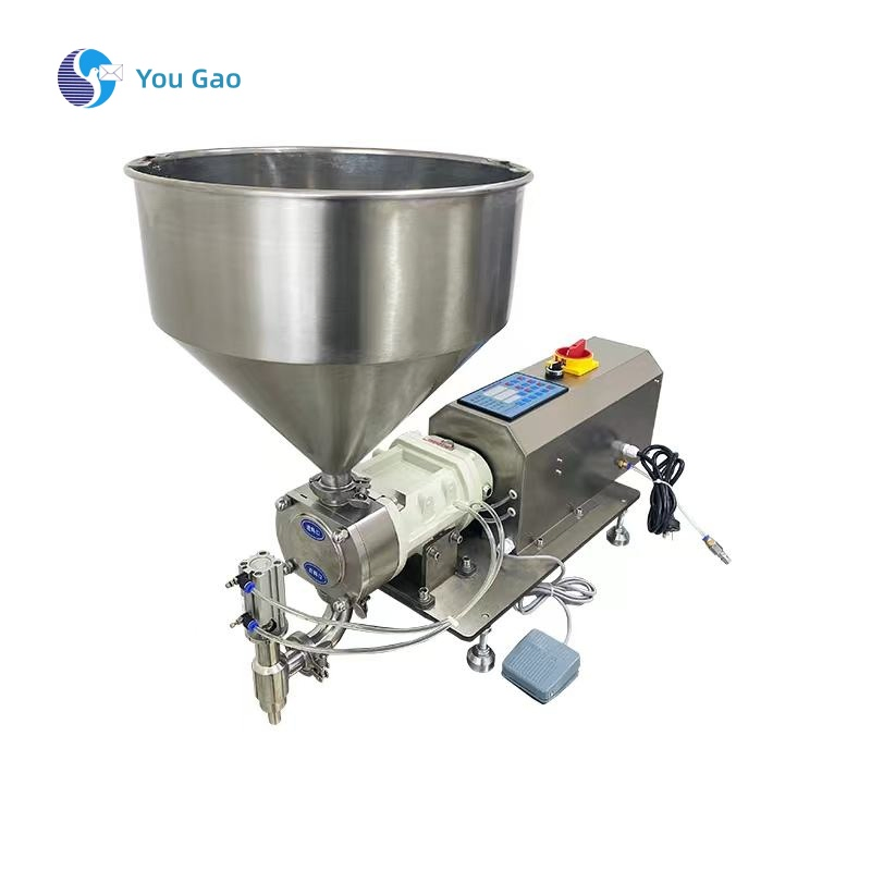 Food Grade Milk, Honey, and Other High Viscosity Liquid Paste Paste Filling Rotor Pump Filling Machine