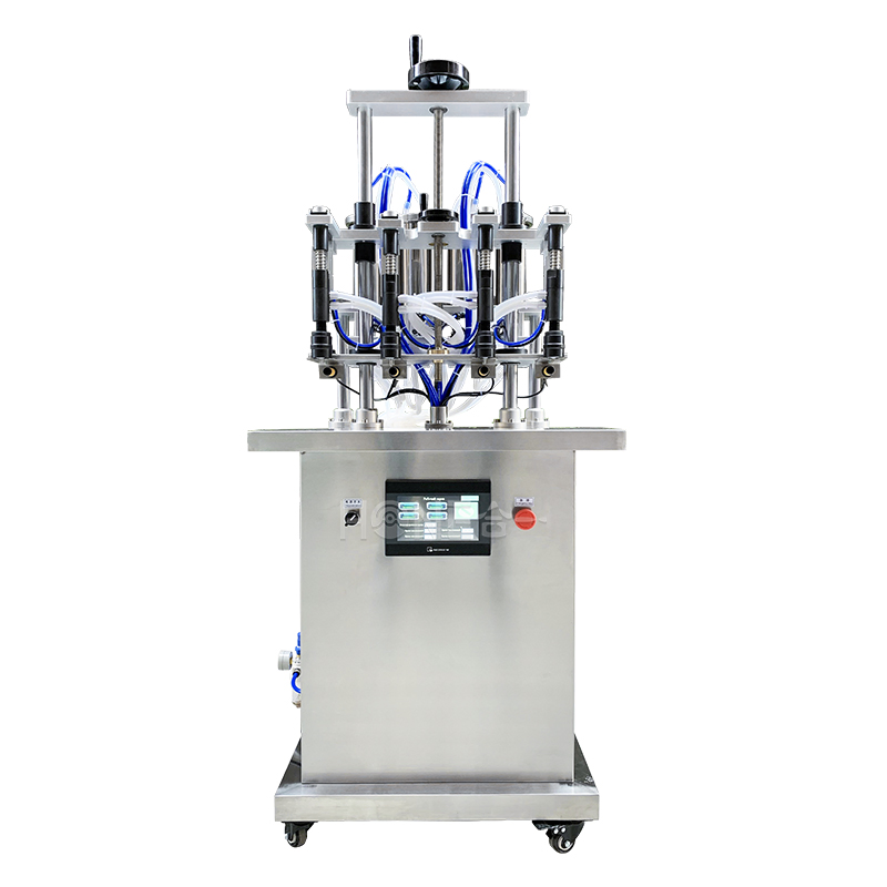 Hone Semi-Automatic Gravity Volumetric Vacuum Perfume Spray Filler Chemical Liquid Filling Machine