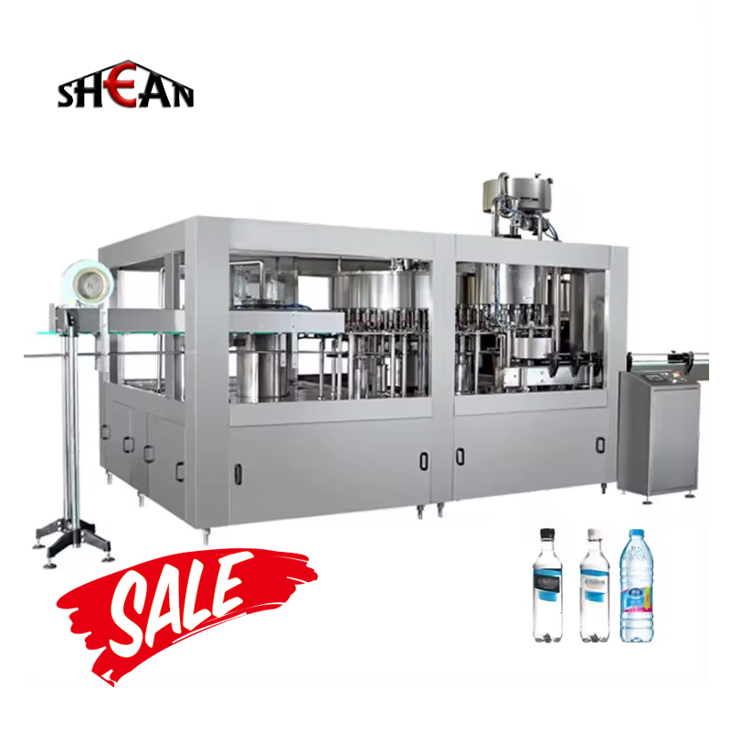 Automatic Spring Drinking Pure Water Juice Carbonated Drinks/Juice Liquid/Glass/Can Bottle Washing Filling Capping/Bottling Making Packing Machine