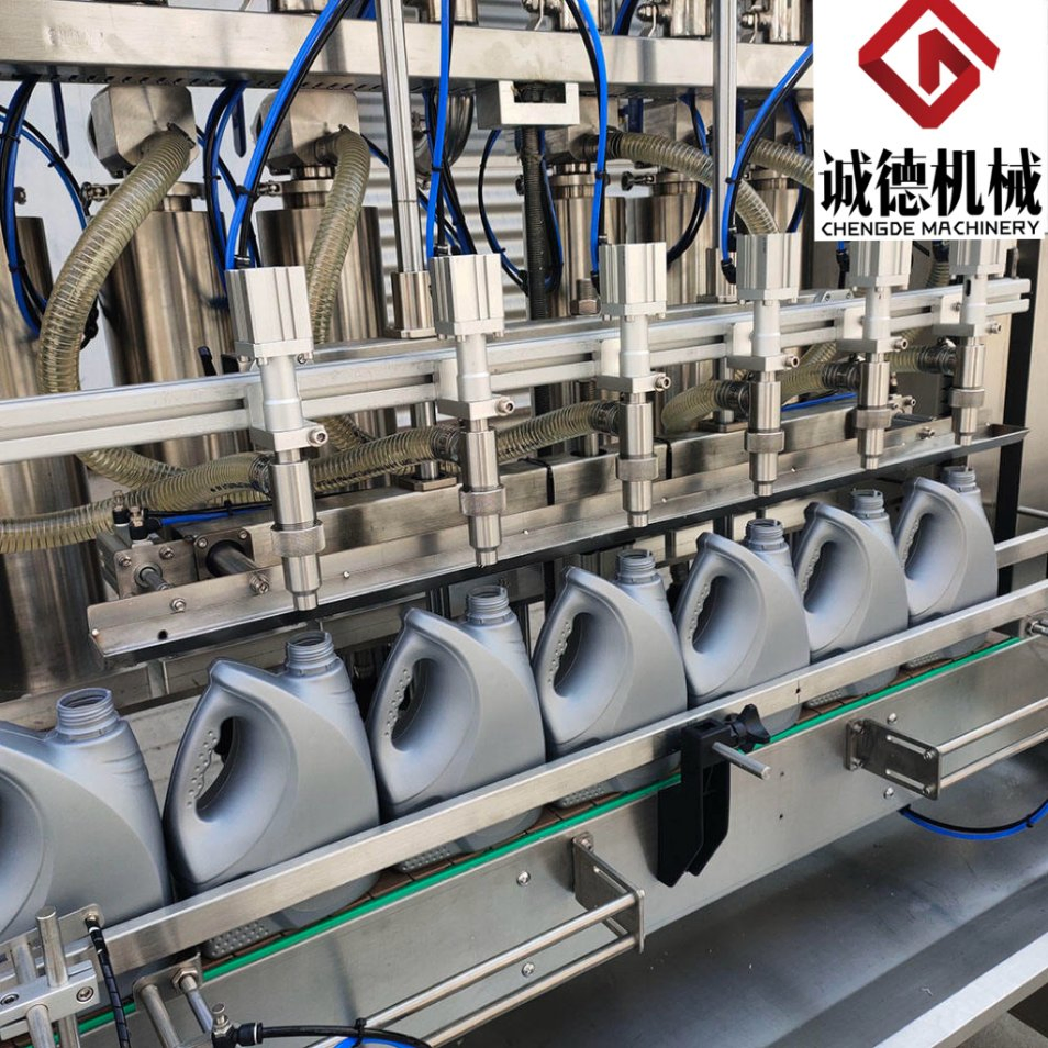 High Speed Automatic Overflow Liquid Soap Cleaner Foaming Liquid Gravity Filling Machine