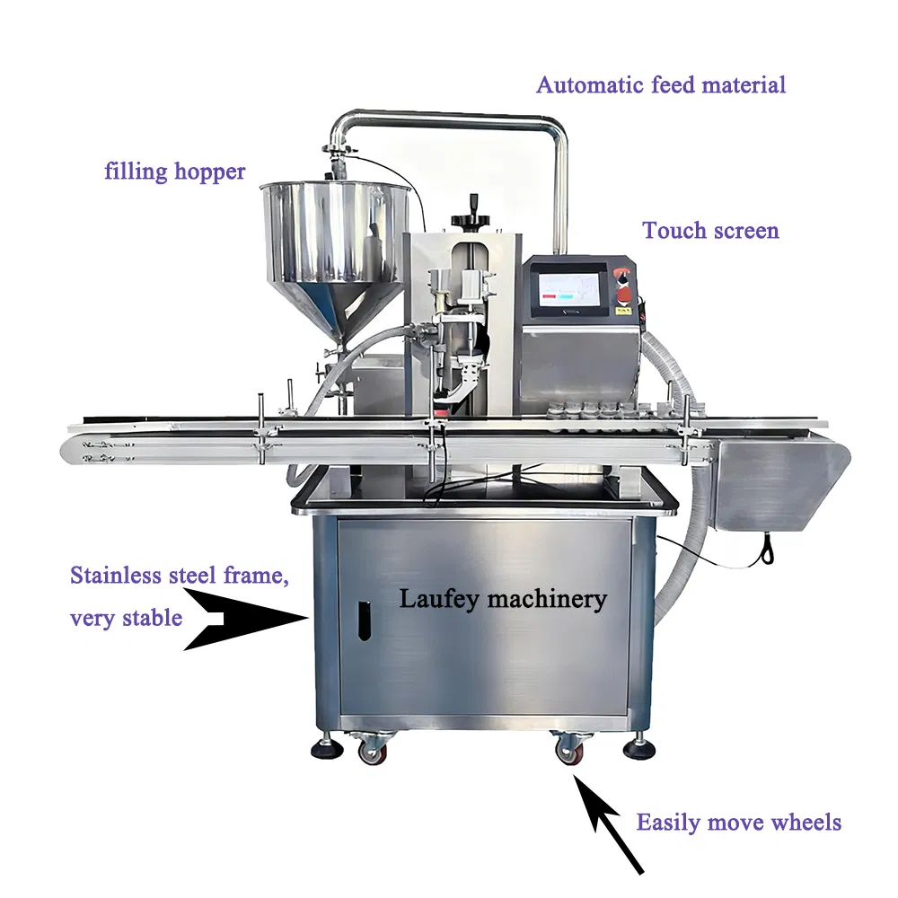 Tomato Chili Hot Sauce Ketchup Olive Sunflower Palm Oil Paste Honey Liquid Bottling Bottle Filler Automatic Filling Capping Labeling Packing Machine Machinery