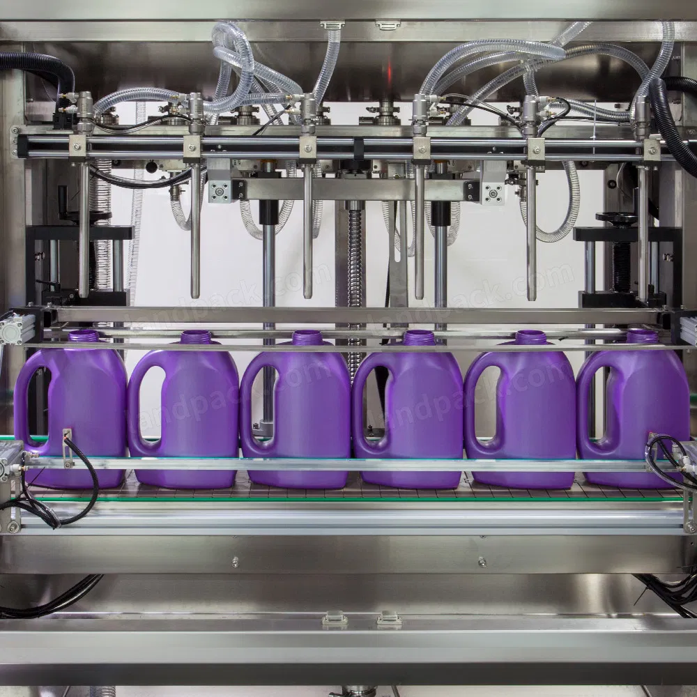 Automatic Daily Chemical Shampoo Detergent Filling Packaging Machine Disinfectant Liquid Bottling Line