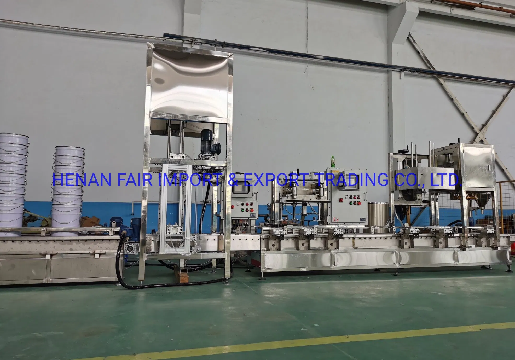Full Automatic 2-6 Nozzles 1-20L Solvent Liquid/Engine Oil/Paint Filling Machine for Jar Cans/Buckets/Pails