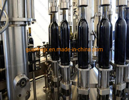 Automatic 3 in 1 Glass Bottle Whiskey Filling Machine
