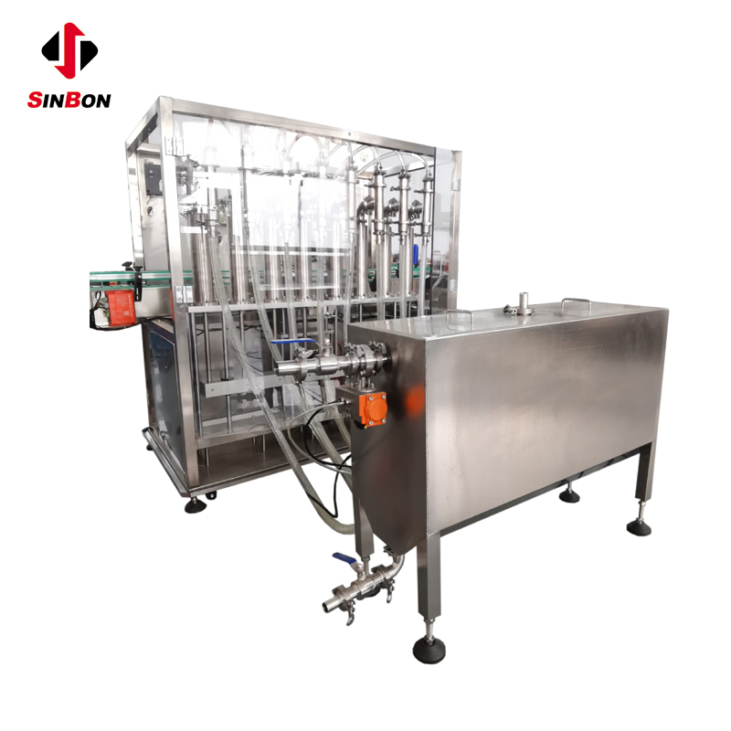 Bottle Can Liquid Oil Cream Filling Machine with Capping Labeling Line