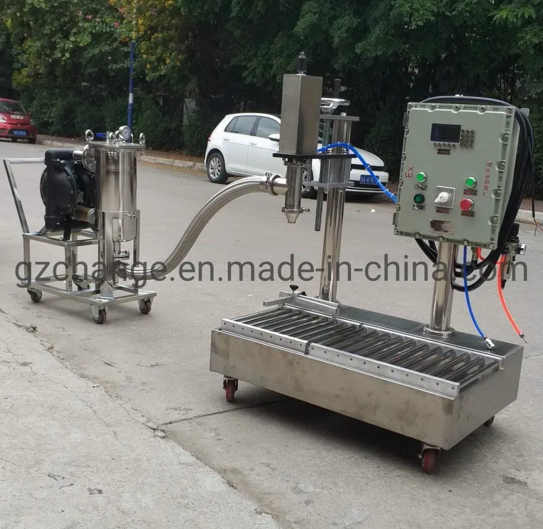 5-50L Explosion Proof Diesel Gasolinelubricating Oil Chemical Raw Materials Liquid Weighting Filling Machine