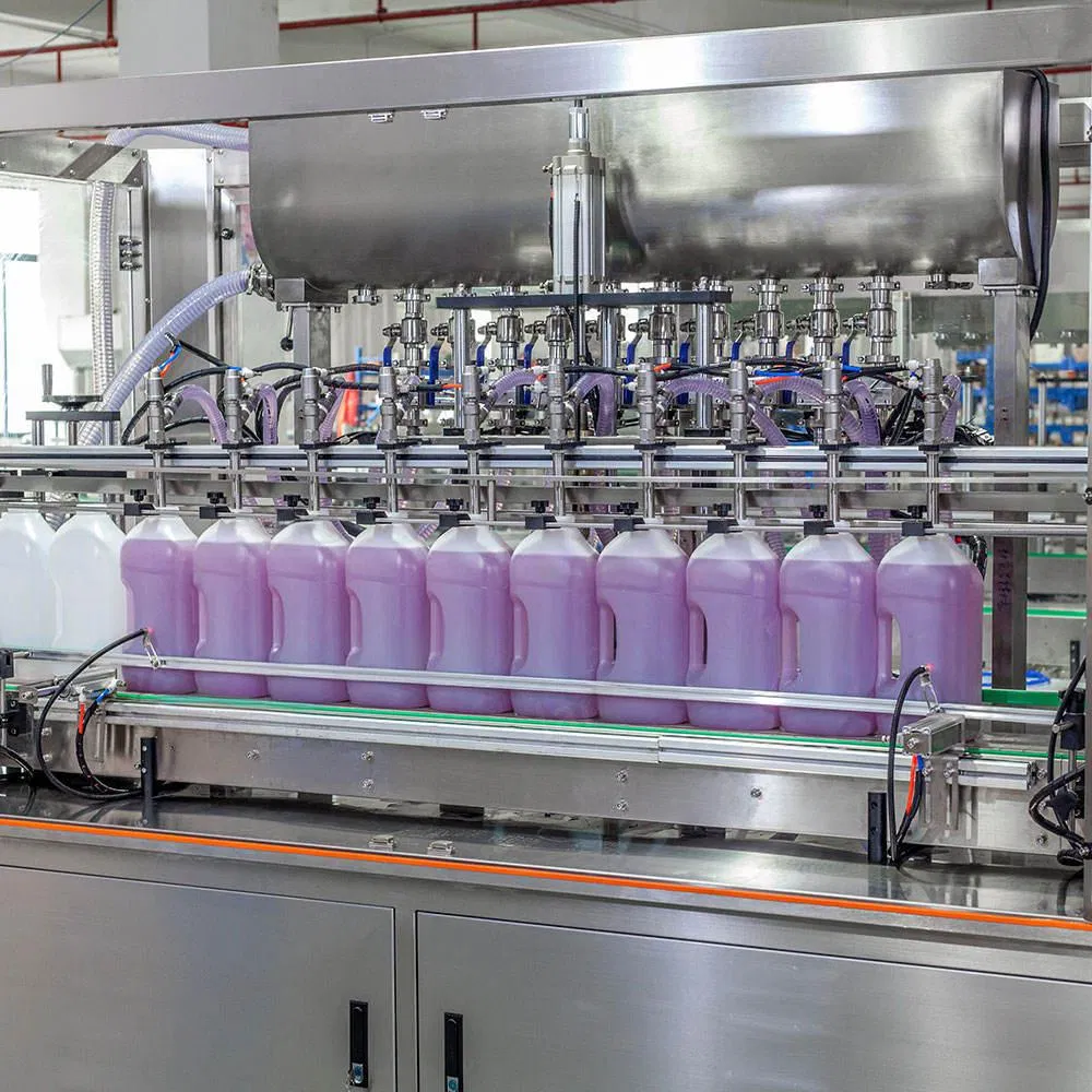 High Speed Automatic Overflow Liquid Soap Cleaner Foaming Liquid Gravity Filling Machine