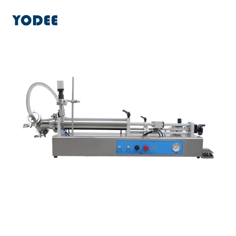 Yodee Machinery Hot Sale Semi-Automatic High Viscosity Liquid Cream Filling Machine