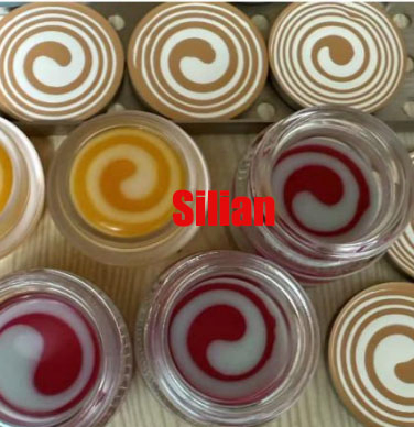 New Semi-Automatic Fancy Four Color Pattern Filling Equipment 3D Shape Construction Spiral Foundation Liquid Face Cream Gel Marble Lip Gloss Cosmetic Machine