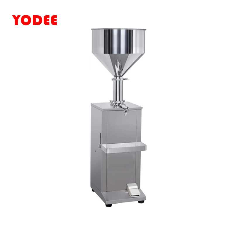 Semi Automatic Single Head Volumetric Thick Liquid Filler Shower Gel Filling Machine