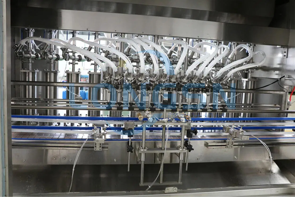 Automatic 1-5L PLC Controlled Servo Piston Type Edibletechnical Industrial Engine Hydraulic Lube Oil Liquid Filling Machine