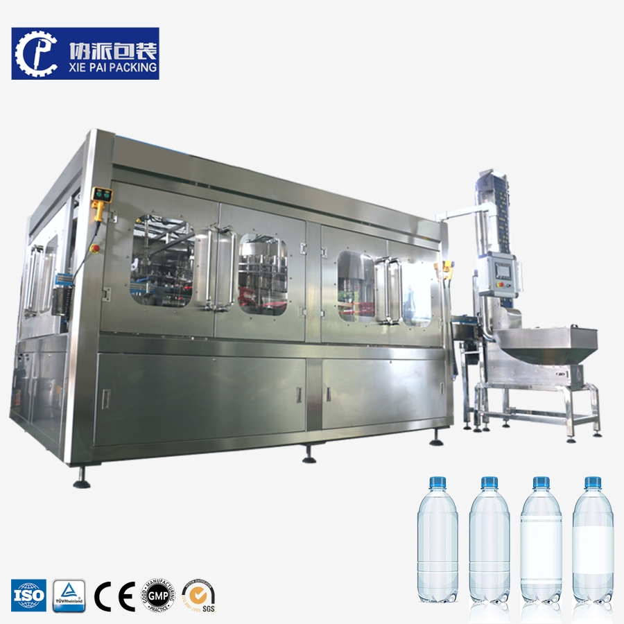Automatic High-Speed Precision Water Liquid Glass Bottle Pet Filling and Sealing Machine for Juice, Beverages, Edible Oil, Condiments, Wine, and Purified Water