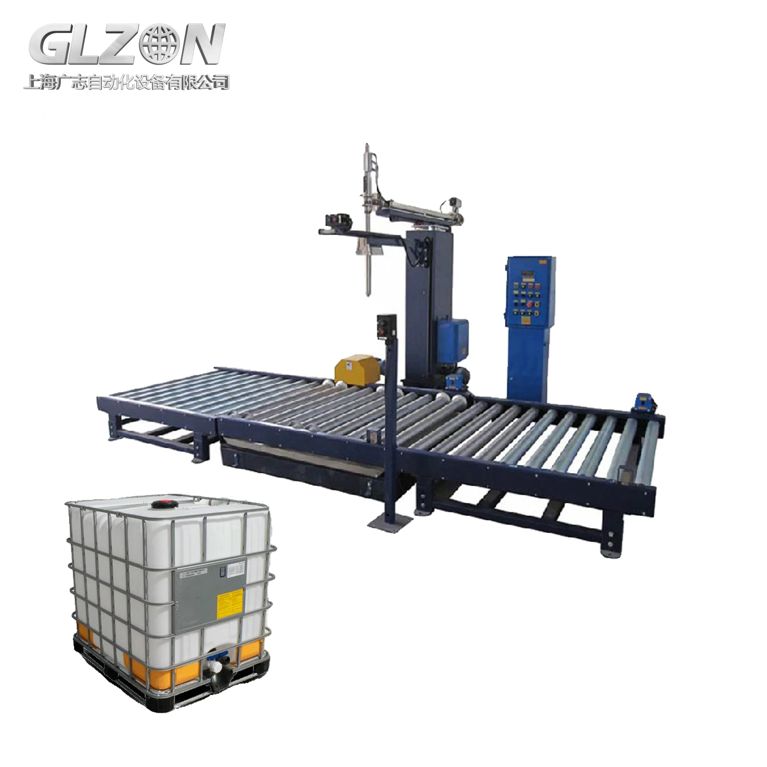 IBC Filling Machine and Capping Machinery Machine for Solvent/Paint/Chemical/Lubricating Oil/Liquid/Glue