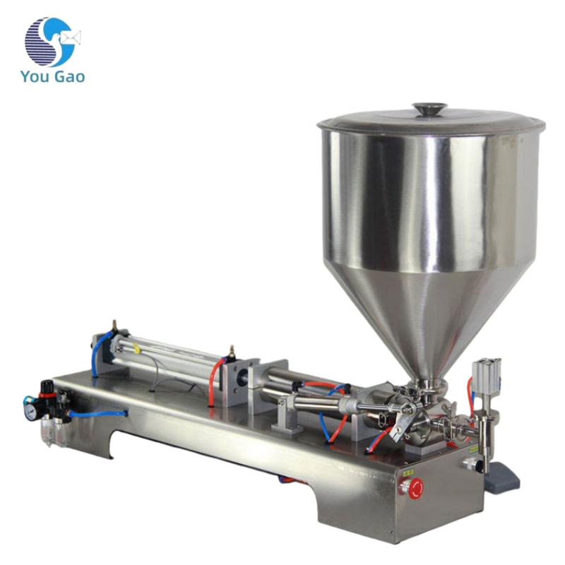 Manual Piston Type Filling Machine Suitable for Food Beverage Daily Chemical and Chemical Liquid