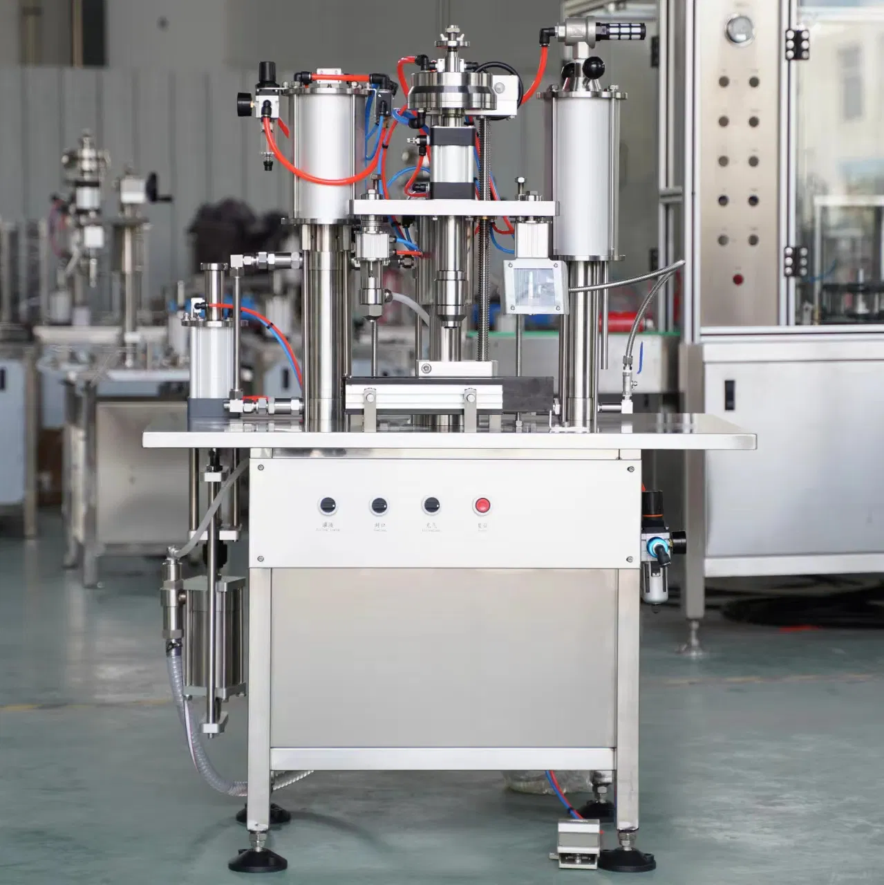 Semi-Auto Aerosol Spray Filling Machine
