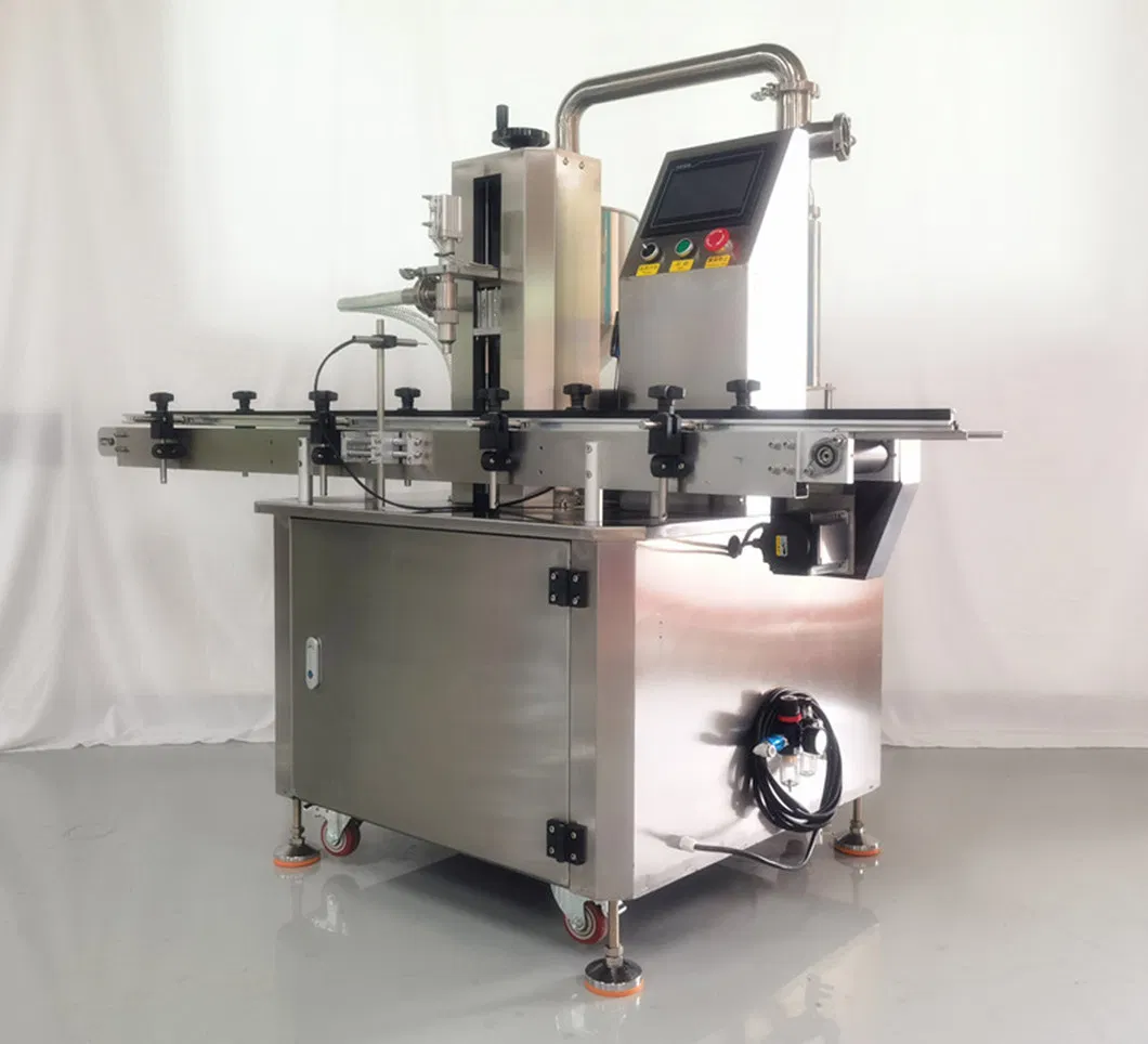 Single Head Piston Filling Machine for Accurate Liquid Bottle Filling Operations