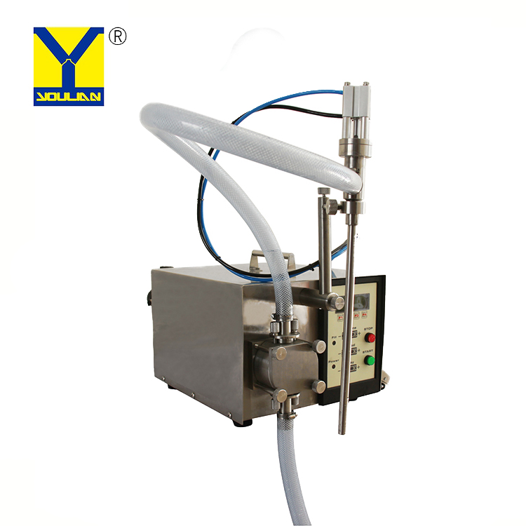 Gzd-100q High Precision Gear Pump Filling Machine for Juice Oil Honey Cosmetics Liquid Beverage Perfume