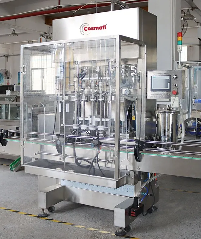 Multi Heads Piston Liquid Detergent Filling Machine Daily Chemical Shampoo Lotion Filler