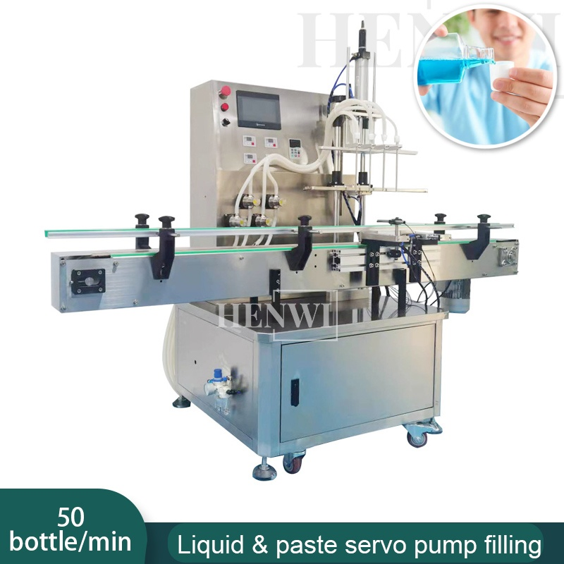 New Design Small Digital Magnetic Pump Low Viscosity Liquid Filling Machine Customized 2/4/6/8/10 Head Filling Nozzles