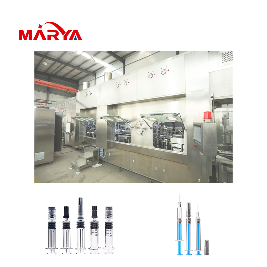 Marya GMP Pharmaceutical Plastic Highly Capacity Automatic Prefilled Syringe Filling Machine Assembling Bottle Liquid Filling Sealing Production Linkage Machine