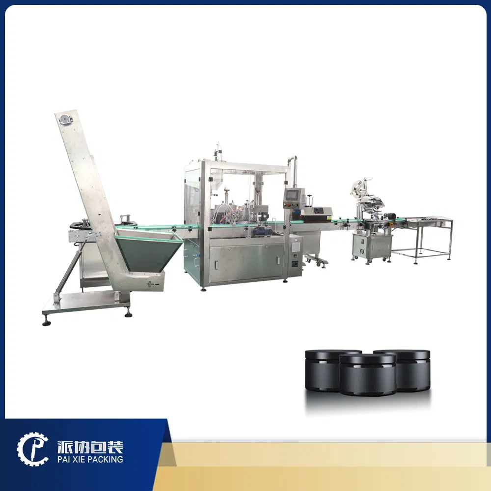 Automatic Servo Piston-Type Ointment/Liquid Filling and Capping Machine Cosmetic Production Line for Glass and Plastic Bottles (lotions, serums, etc.)