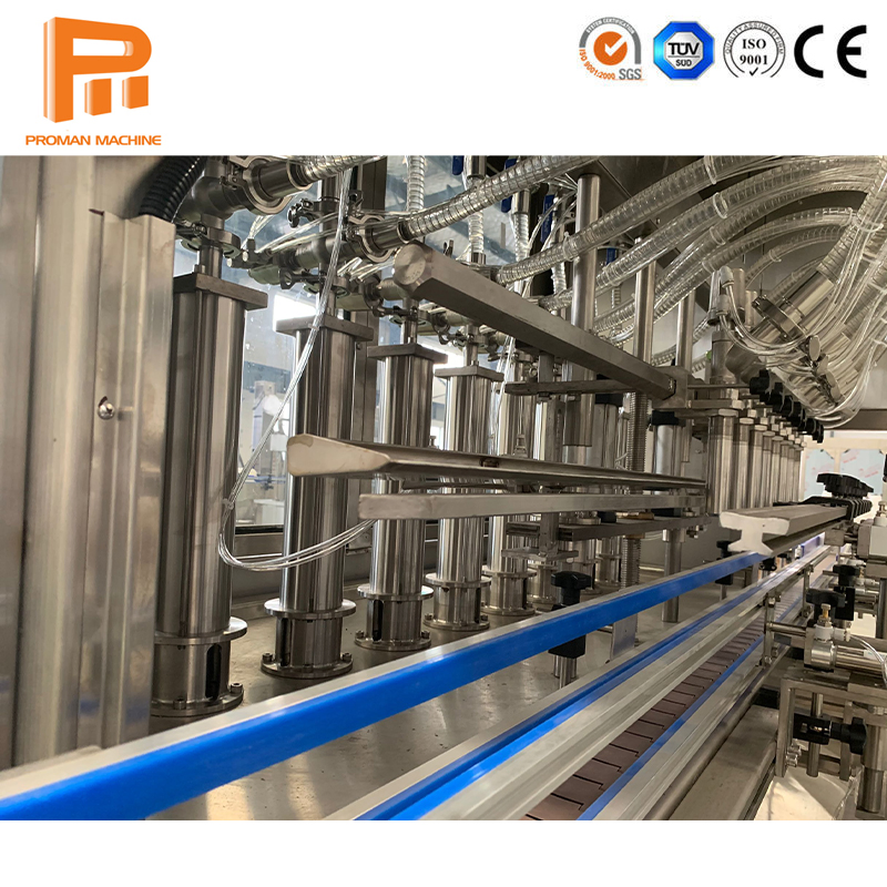 Automatic Servo Piston Oil Daily Chemical Detergent Shampoo Soap Sanitizer Hair Cleaning Liquid Bottle Ketchup Filling Packing Machine