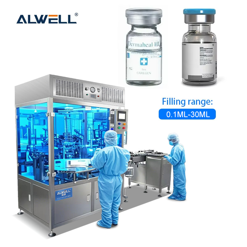 Automatic Rotary Pharmaceutical 10ml Liquid Vial Filling Machine Pharmaceutical Filling Machine and Labeling Machine
