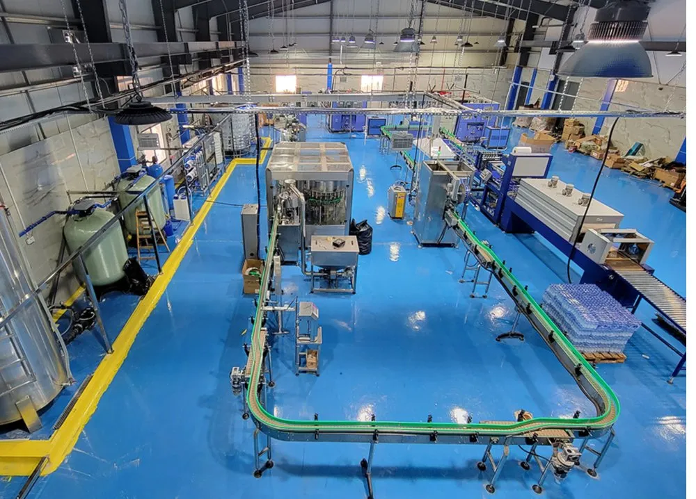 Water Filling Machine Production Plant