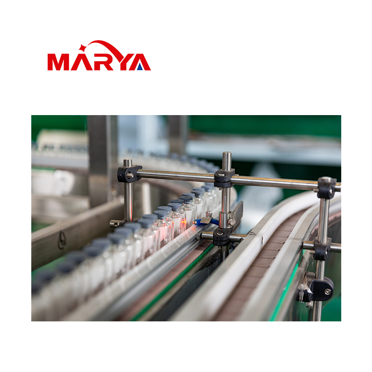 Marya Stable Performance Pharmaceutical Glass Vial Liquid Powder Filling Capping Sealing Production Line Automatic Vial Filling Machine Turnkey Plant