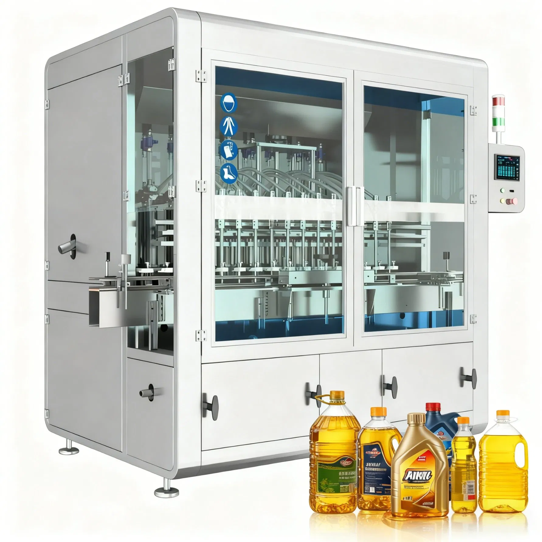 Fully Automatic High-Speed Servo Filling Machine for Water, Liquids, Pastes, Beverages, Edible Oils, and Lubricating Oils with a Systematic Solution