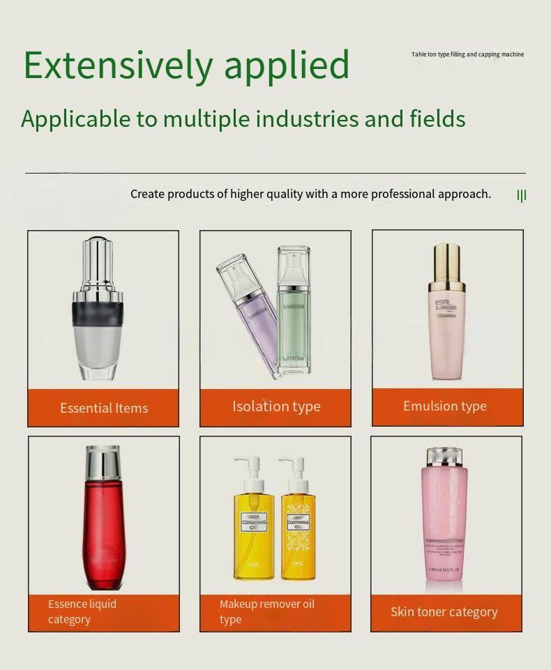 Automatic Olive Oil Water Perfume Liquid Bottle Filling and Capping Machine with Electric Power