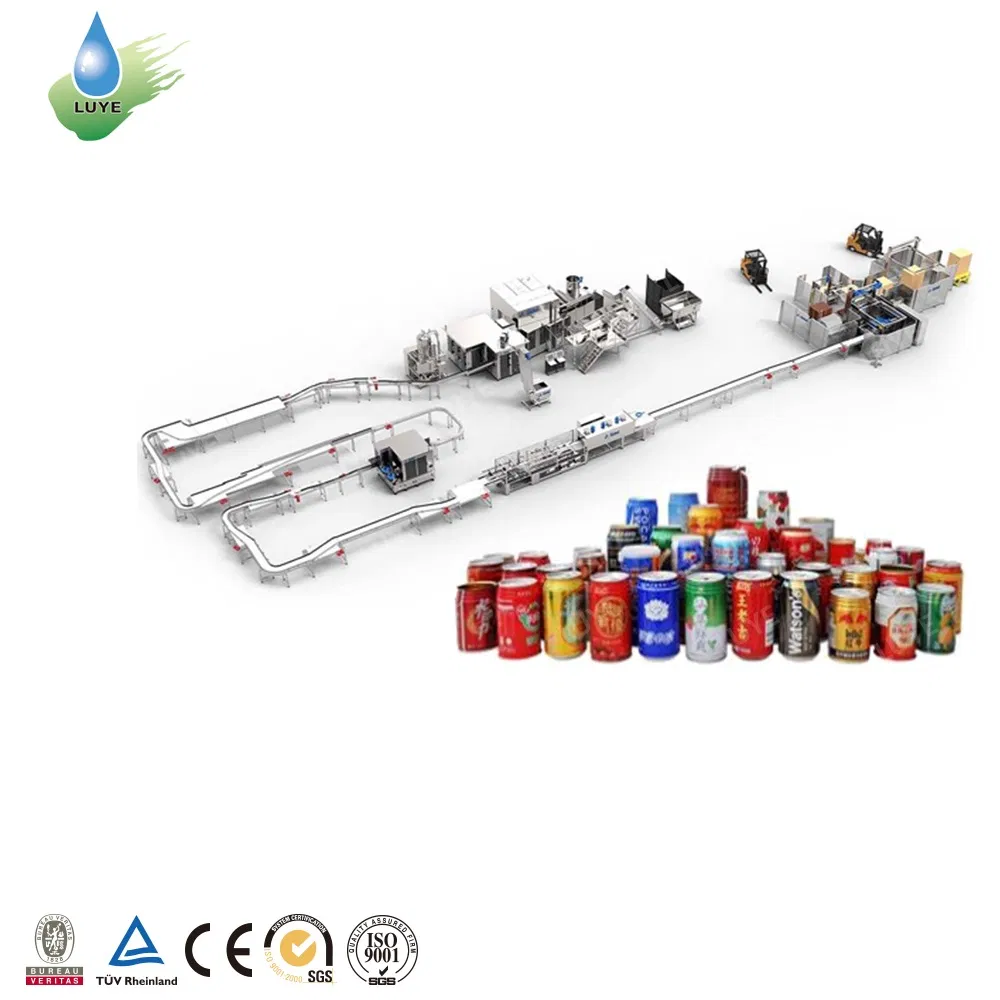 Aluminum Beverage Cans Liquid Filling Machine