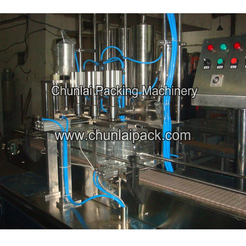 Hand Sanitizer Gel Plunger Type Filler Alcohol Disinfectant Liquid 6 Bottles Piston Filling Machine
